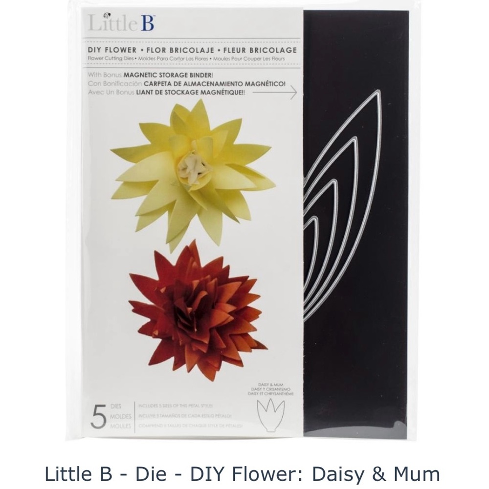 Little B DIY Flower dies - DAISY & MUM